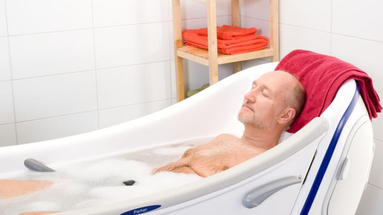 Take baths to increase potency after 50