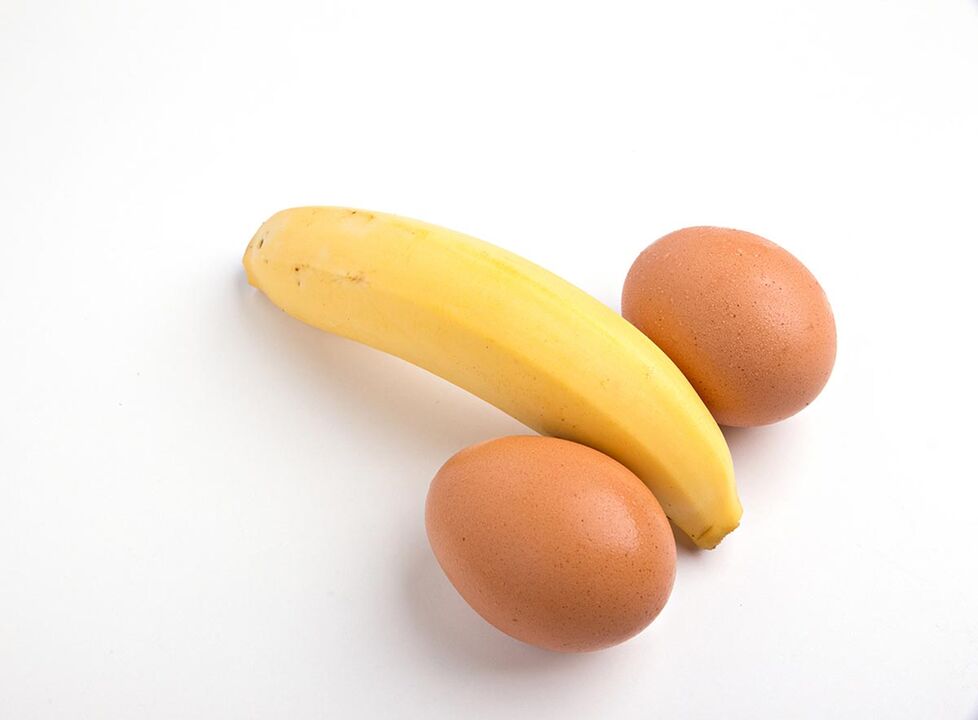 chicken eggs and bananas to increase strength