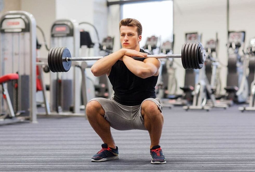 Exercising in the gym is good for male strength